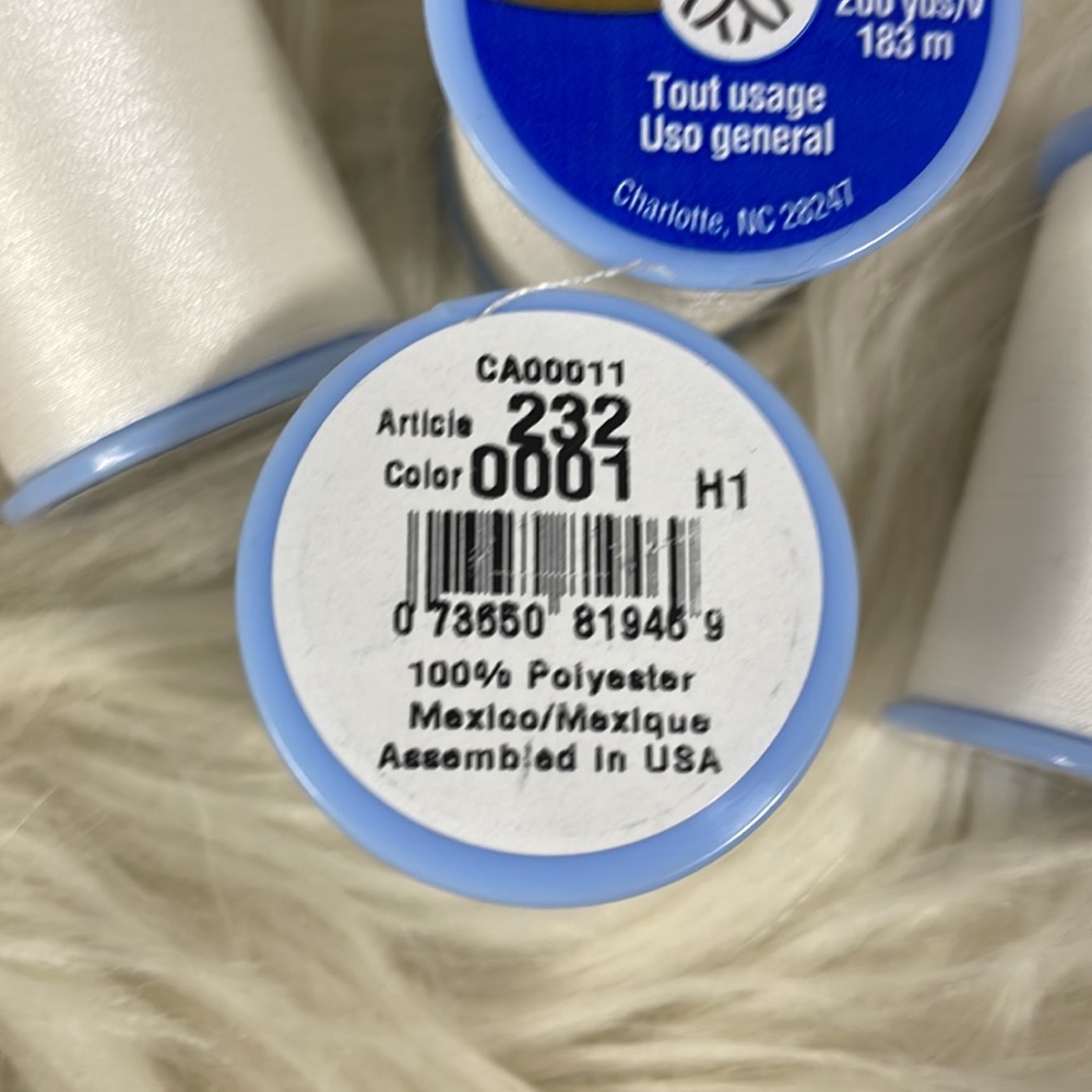 Coats & Clark All Purpose Polyester Thread - Picture 2 of 4
